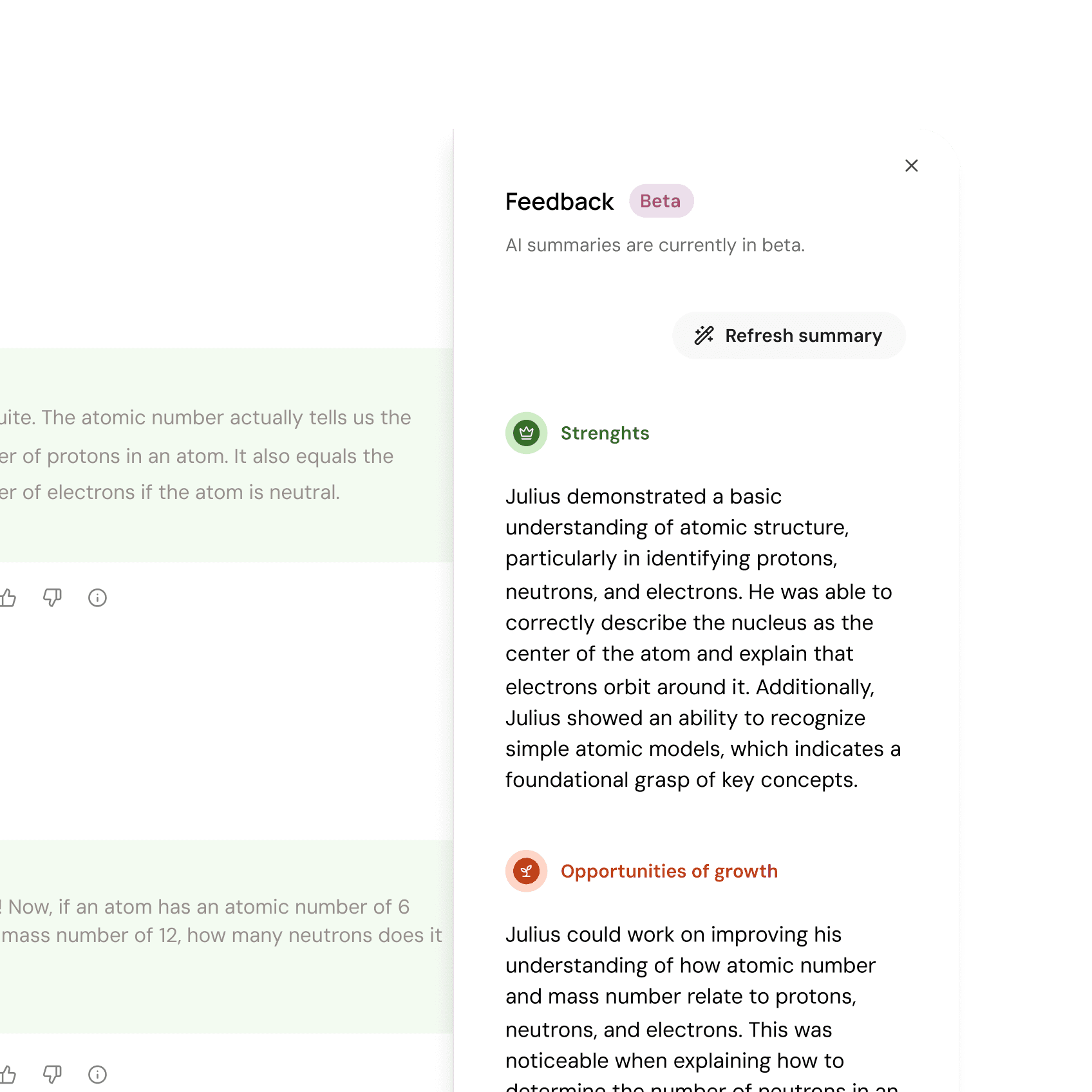 feedback